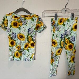 Posh Peanut Sunny 2T short sleeve pajama set, GUC